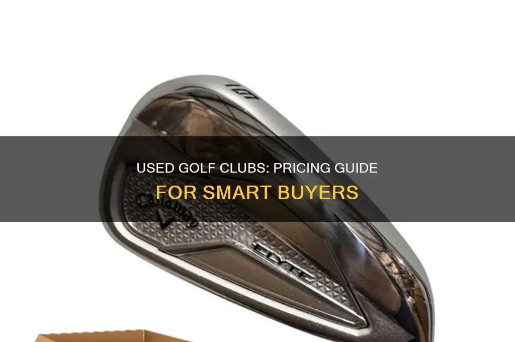 how much are used golf clubs