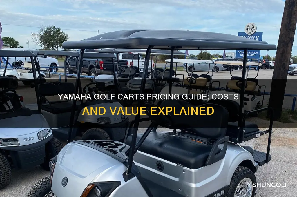 how much are yamaha golf carts