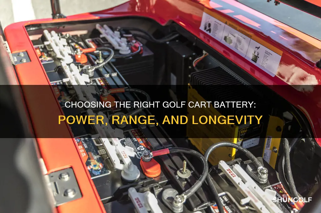 how much battery for golf cart