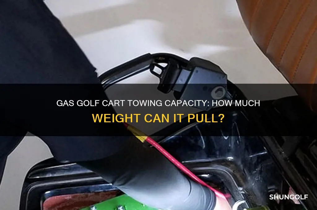 how much can a gas golf cart pull