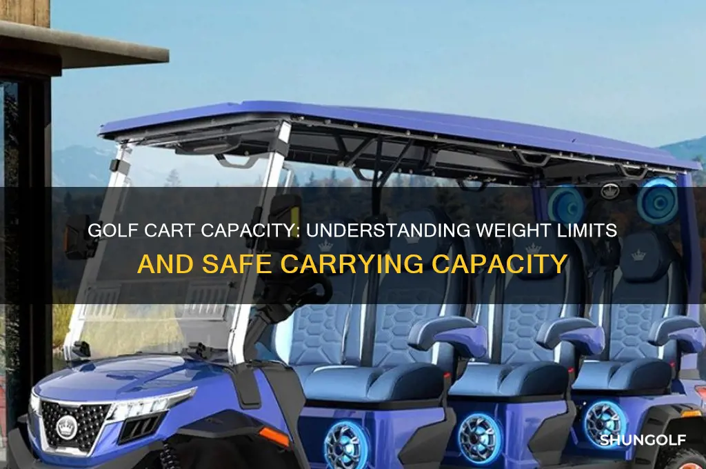 how much can a golf cart carry