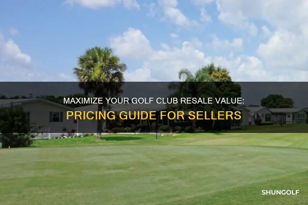 how much can i sell golf clubs for