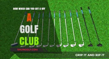 Trimming Golf Clubs: How Much Length Can You Safely Remove?