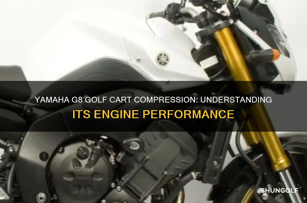 how much compression does a yamaha g8 golf cart have