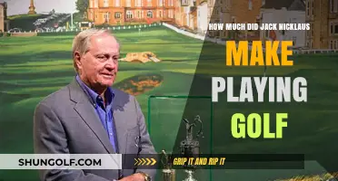 Jack Nicklaus' Golf Earnings: A Look at His Career Wealth