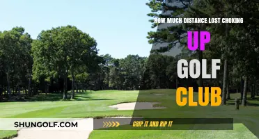 Choking Up on Your Golf Club: How Much Distance Do You Lose?