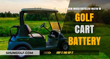 Proper Distilled Water Levels for Golf Cart Battery Maintenance Guide