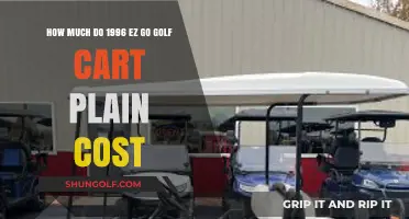 1996 EZ Go Golf Cart Plain Pricing Guide: What to Expect