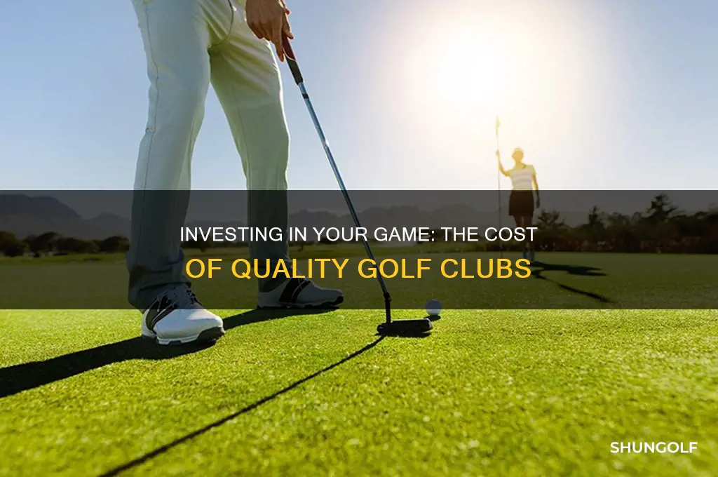 how much do a good set of golf clubs cost