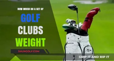 Understanding the Average Weight of a Complete Golf Club Set