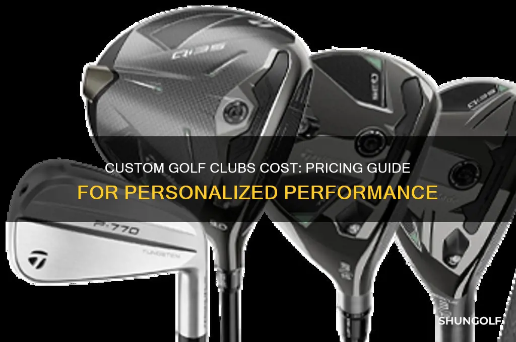 how much do custom made golf clubs cost
