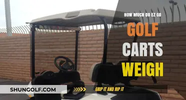 EZ Go Golf Cart Weight: A Comprehensive Guide to Their Mass