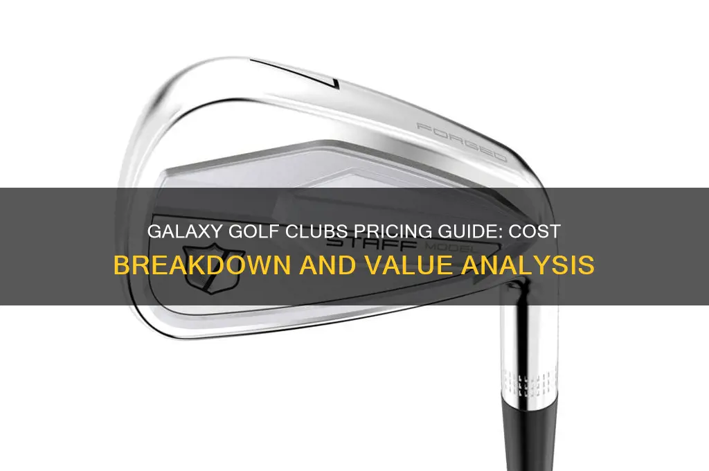 how much do galaxy golf clubs cost
