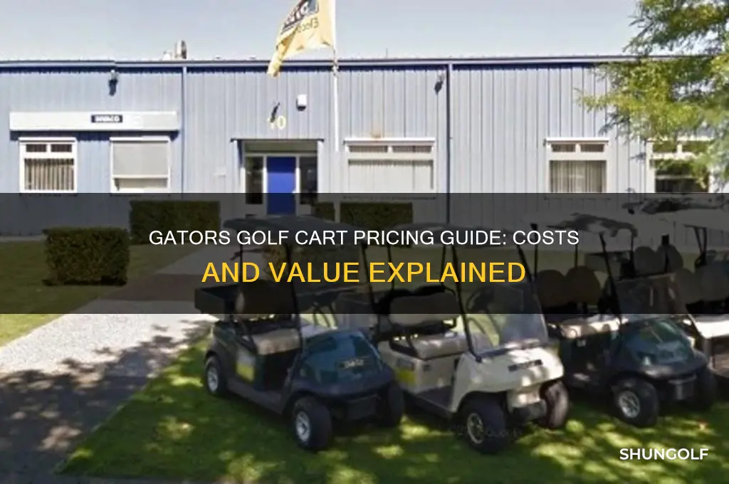 how much do gators golf cart cost