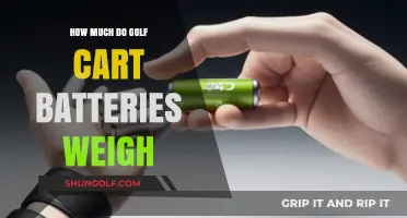 Understanding the Weight of Golf Cart Batteries: A Comprehensive Guide
