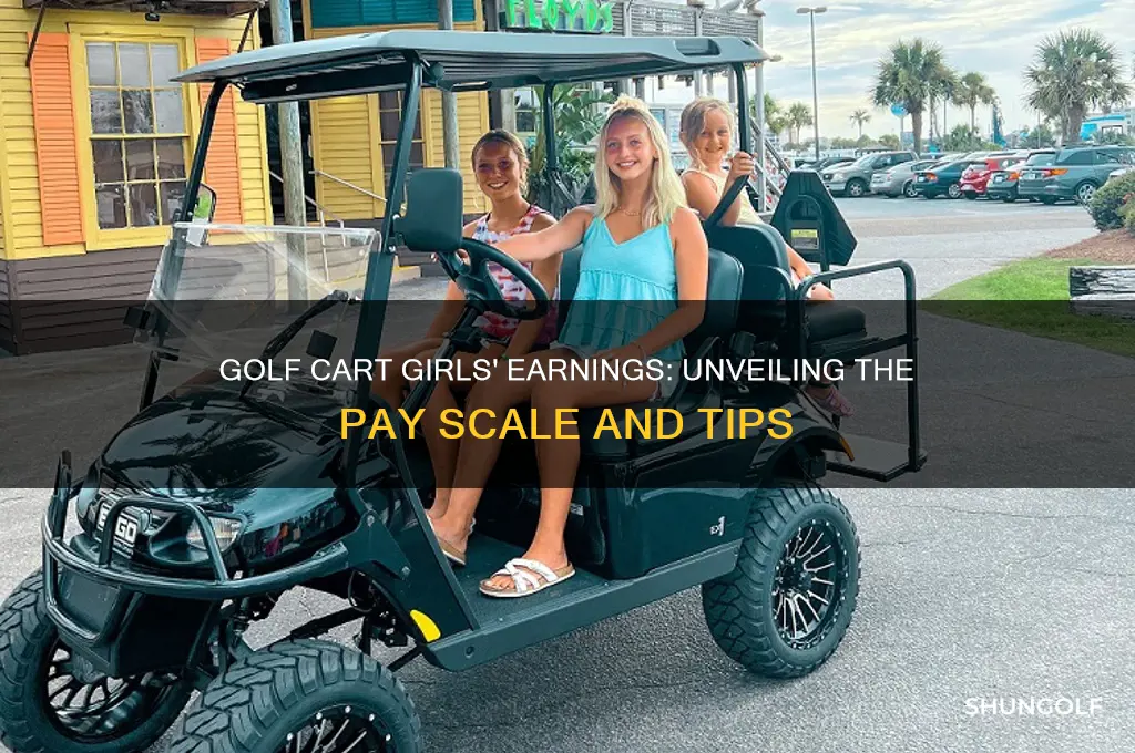 how much do golf cart girls get paid