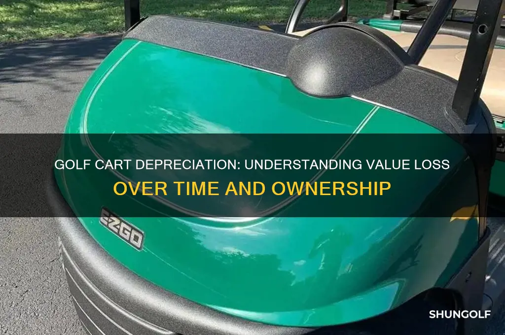 how much do golf carts depreciate