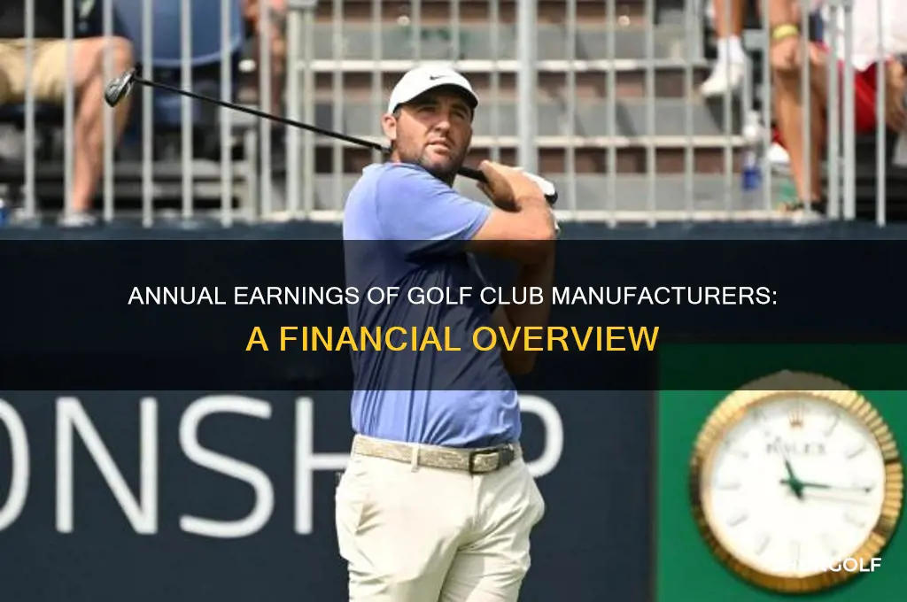 how much do golf club companies make yearly