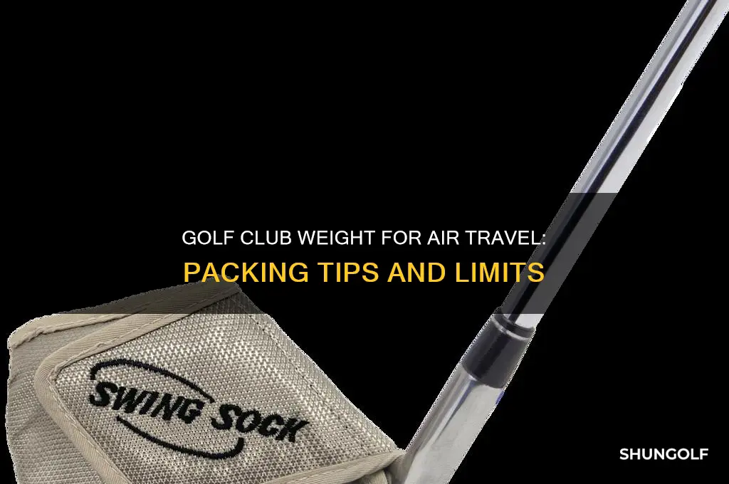 how much do golf clubs weigh for flying