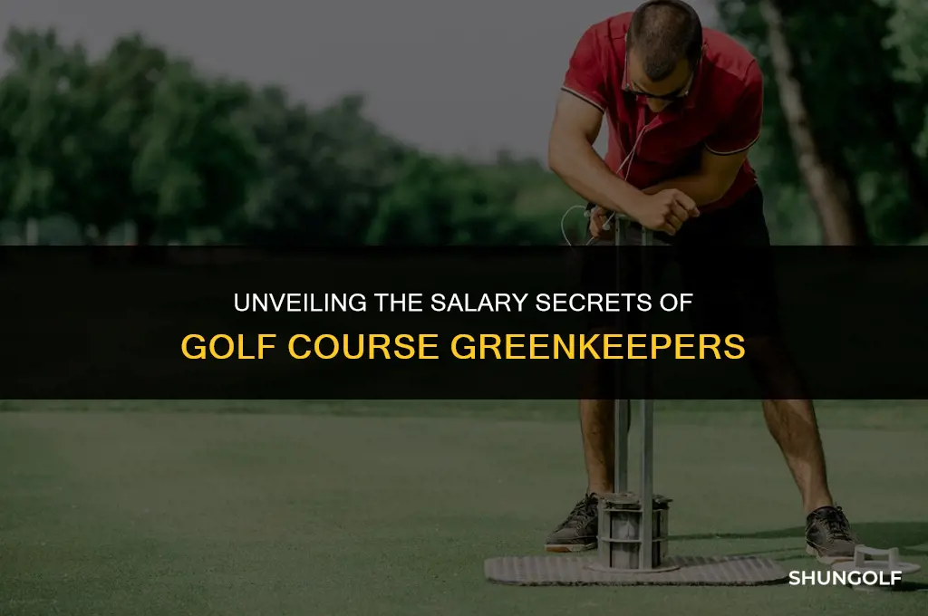 how much do greens keepers at golf courses make