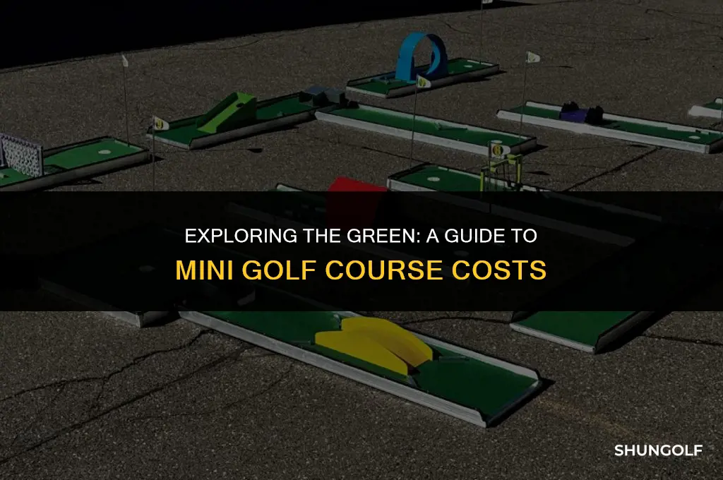 how much do mini golf courses cost