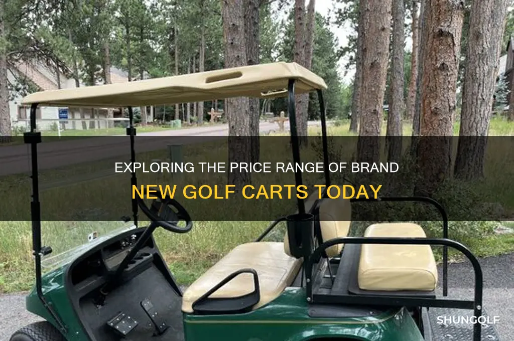 how much do new golf carts cost
