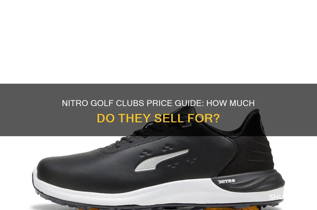 how much do nitro golf clubs sell for