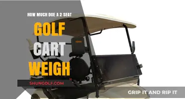 Unveiling the Weight of a 2-Seat Golf Cart: A Comprehensive Guide