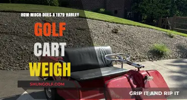 Unveiling the Weight of a Vintage 1979 Harley Golf Cart