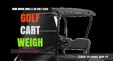 EZGO 36 Volt Golf Cart Weight: Complete Guide and Details