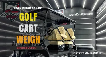 Understanding the Weight of a 48-Volt Golf Cart: A Comprehensive Guide