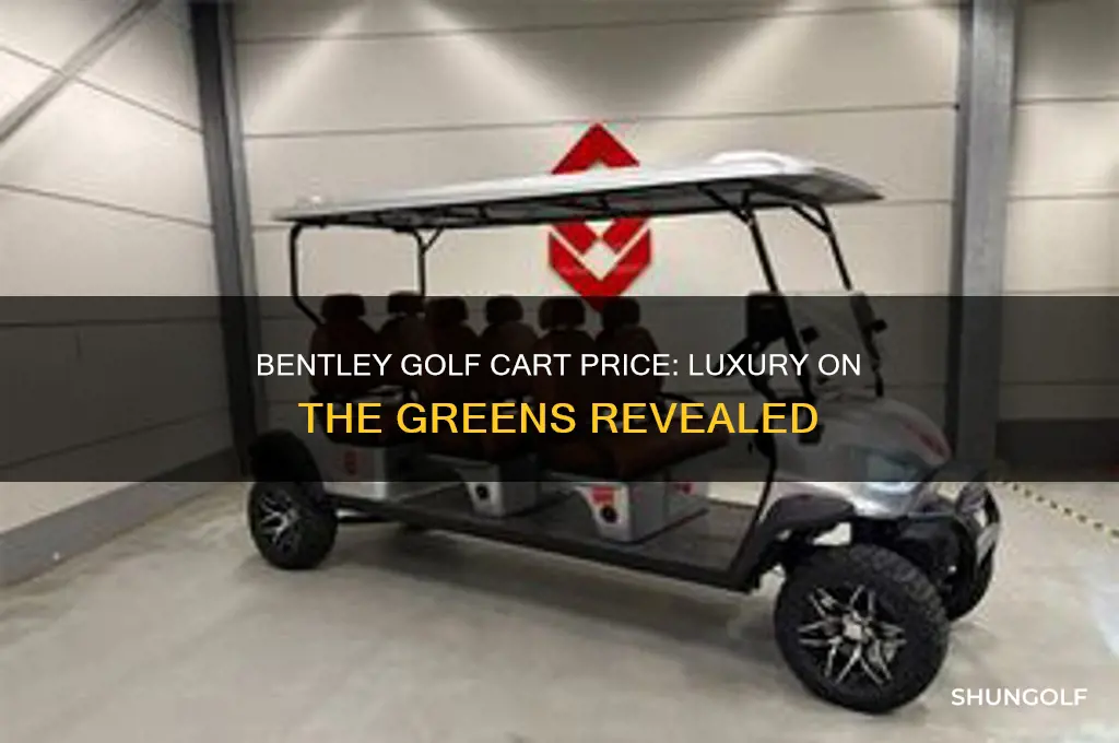 how much does a bentley golf cart cost