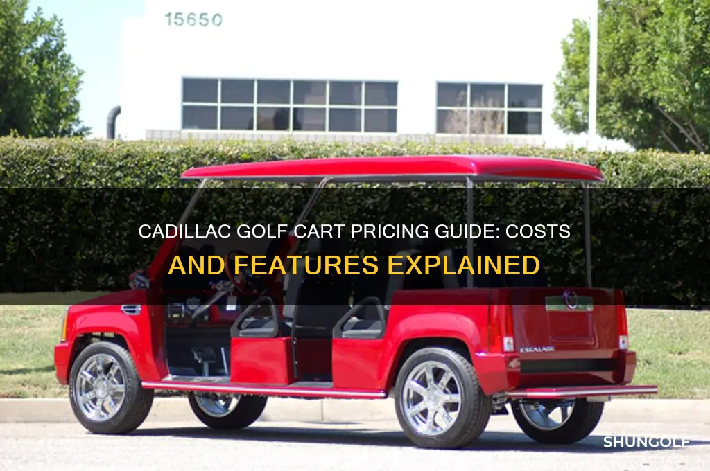 how much does a cadillac golf cart cost