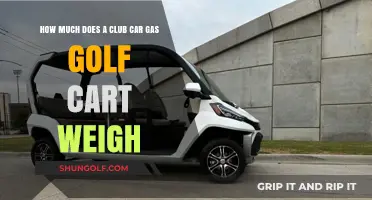 Club Car Gas Golf Cart Weight: A Comprehensive Guide