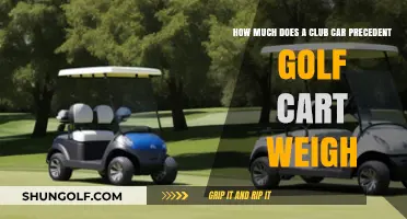Club Car Precedent Golf Cart Weight: A Comprehensive Guide