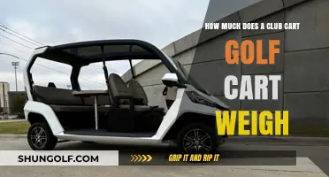 Club Car Golf Cart Weight: A Comprehensive Guide to Its Mass