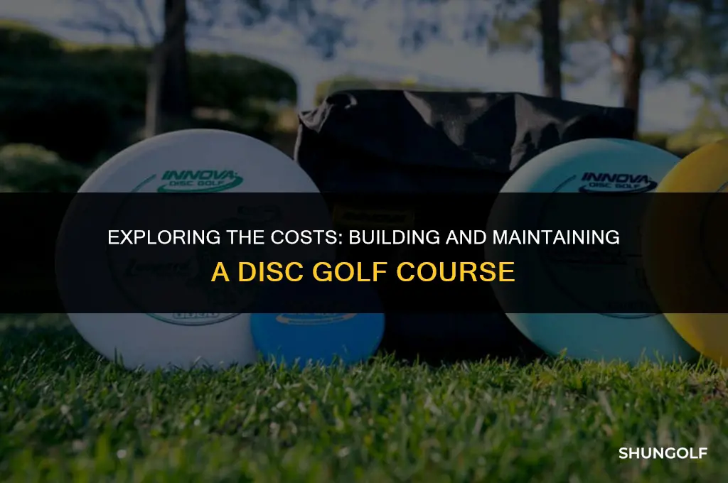 how much does a disc golf course cost