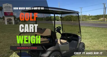 Gas EZ Go Golf Cart Weight: Unveiling the Exact Specifications