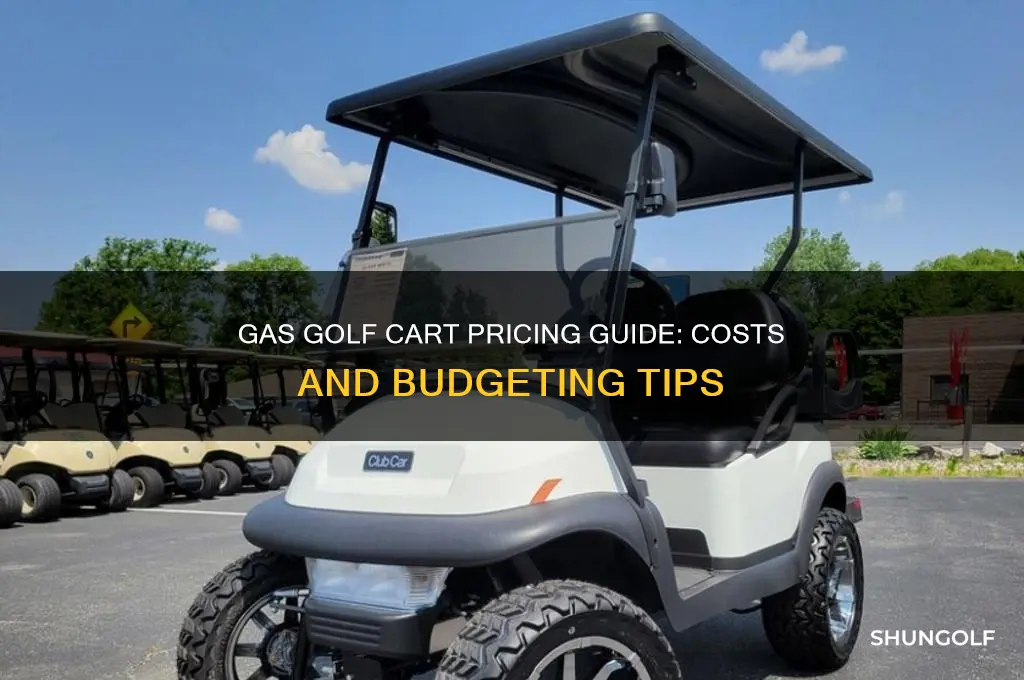 how much does a gas golf cart cost