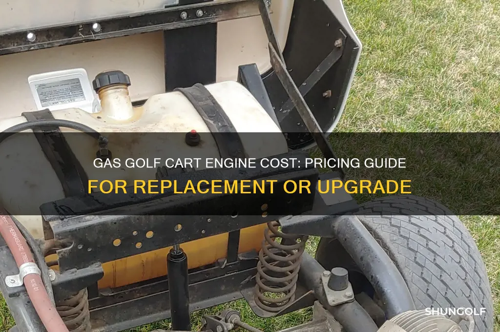 how much does a gas golf cart engine cost