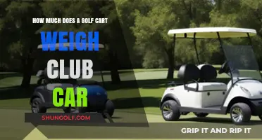 Club Car Golf Cart Weight: A Comprehensive Guide to Its Mass