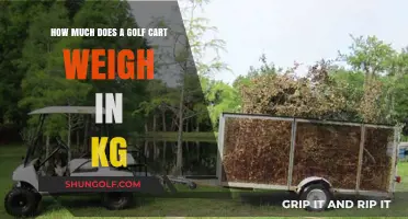 Golf Cart Weight: Understanding the Average Mass in Kilograms