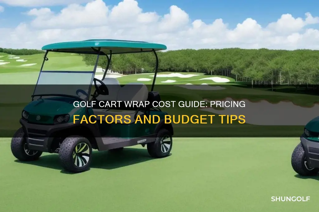 how much does a golf cart wrap cost