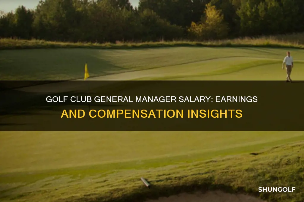 how much does a golf club general manager make