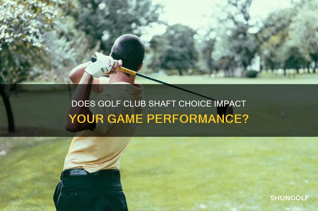 how much does a golf club shaft matter
