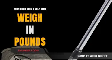 Understanding the Average Weight of Golf Clubs in Pounds