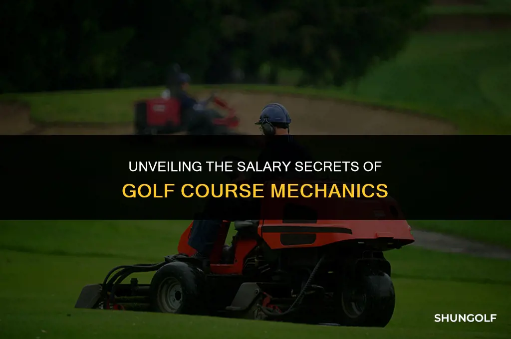 how much does a golf course mechanic make