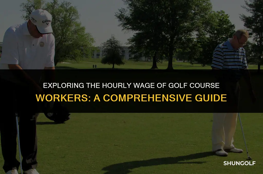 how much does a golf course worker make per hour