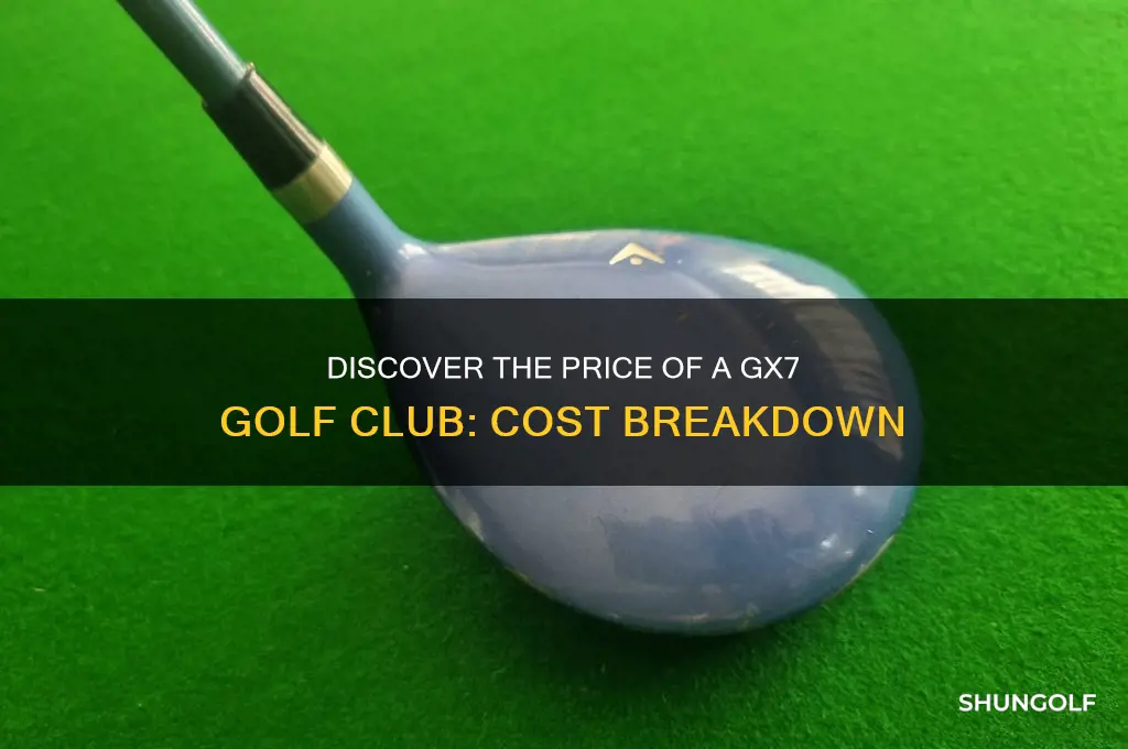 how much does a gx7 golf club cost