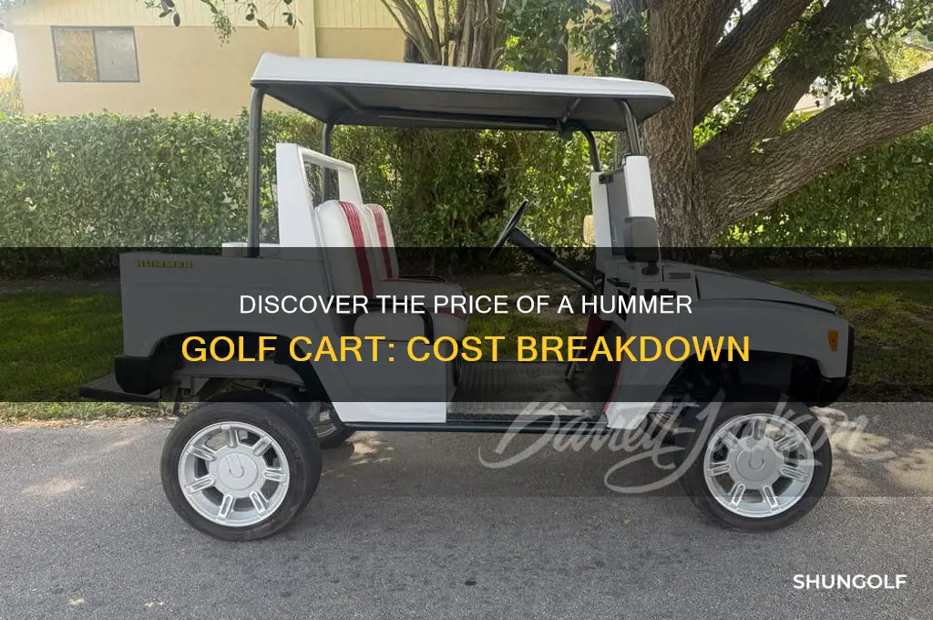 how much does a hummer golf cart cost